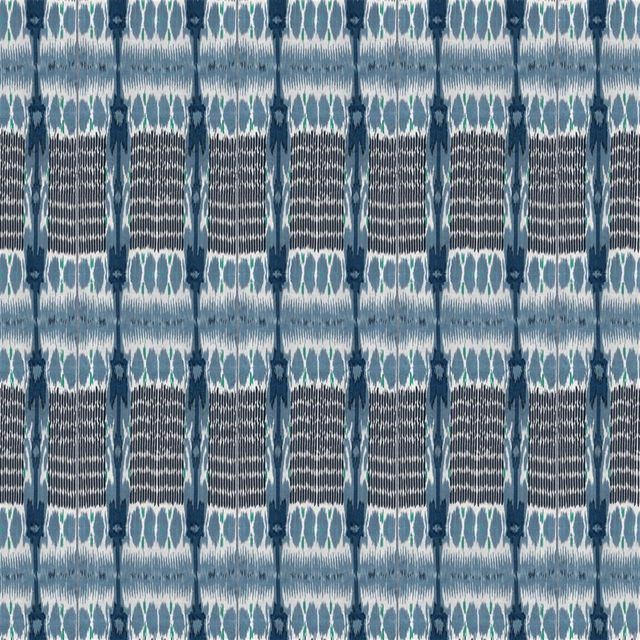 William Yeoward Pensthorpe Fabrics Lembata Ocean