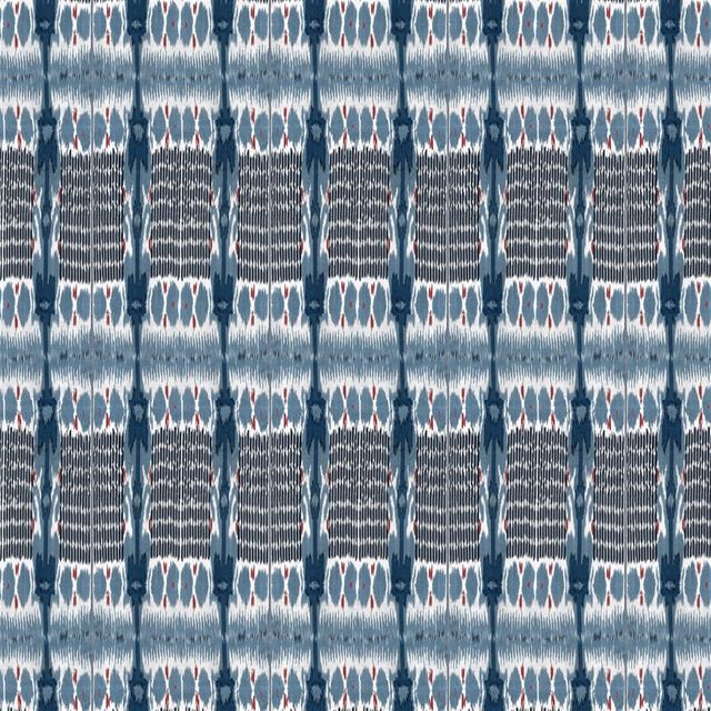 William Yeoward Pensthorpe Fabrics Lembata Indigo