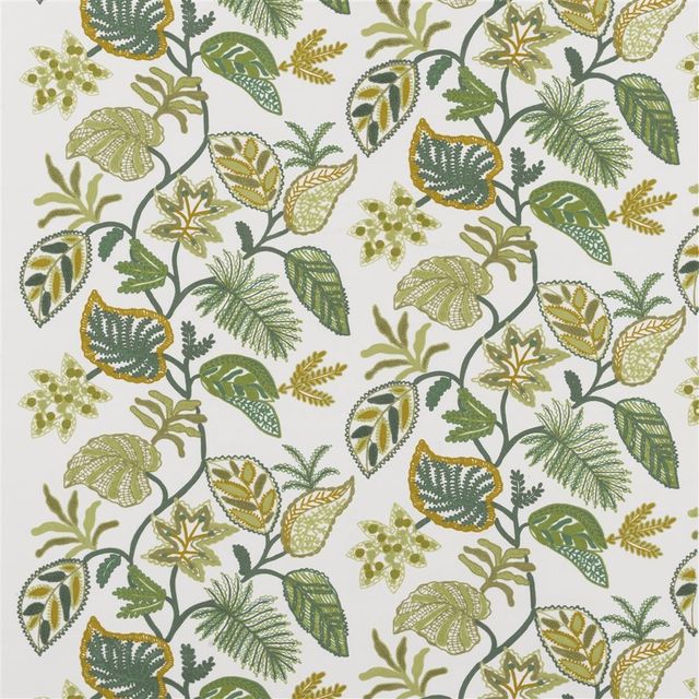 Designers Guild Ghirlanda Fabrics Foglia Decorativa Moss