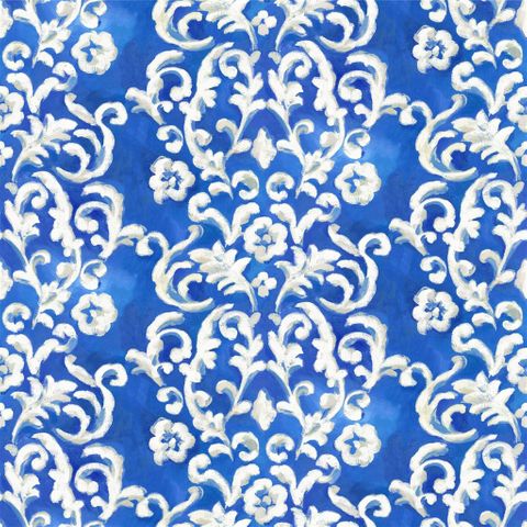 Isolotto Cobalt Upholstery Fabric