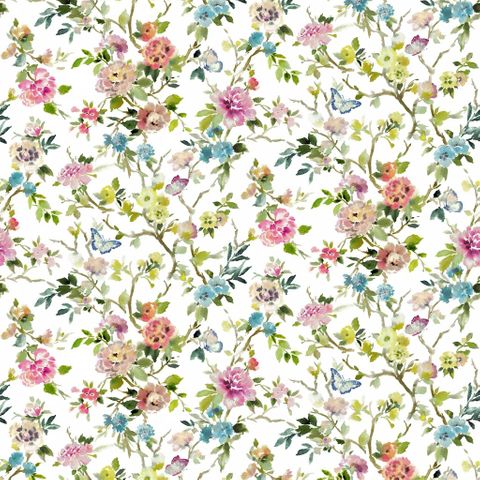 Fiore D Acqua Peony Upholstery Fabric