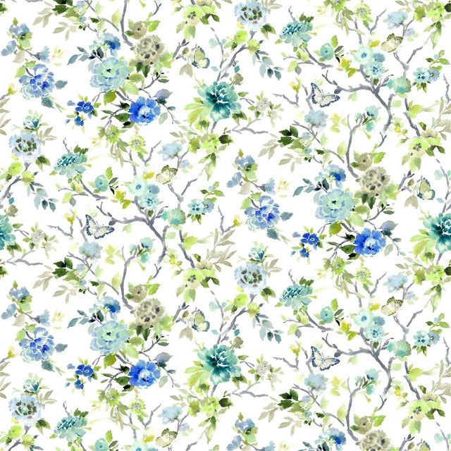 Designers Guild Ghirlanda Fabrics Fiore D Acqua Delft