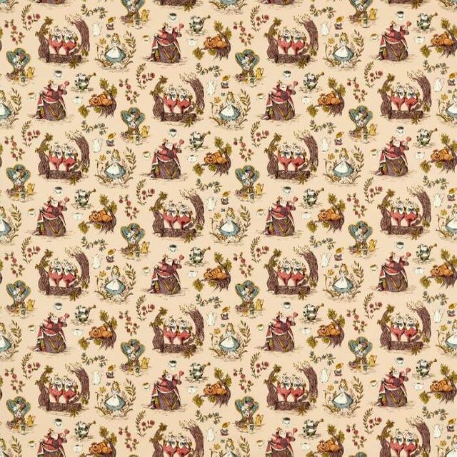 Sanderson Disney Home Alice in Wonderland Caramel