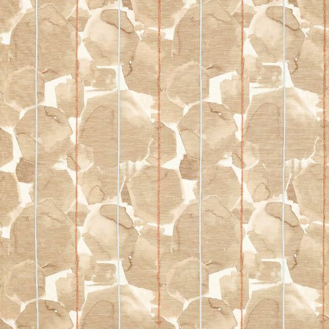 Harlequin Kasuri Fabrics Ceilo Clay/Paprika/Sky