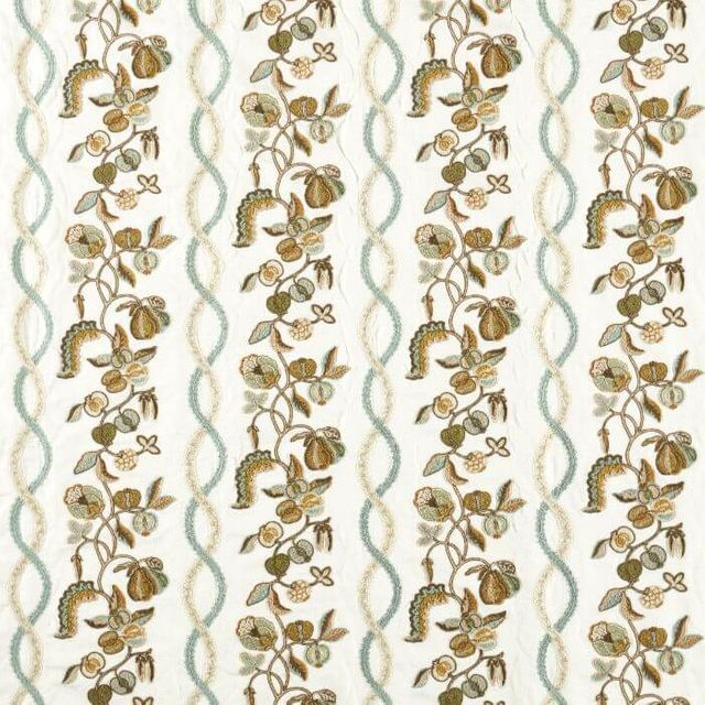 Sanderson Highgrove Kitchen Garden Embroidery Gloucestershire Pear