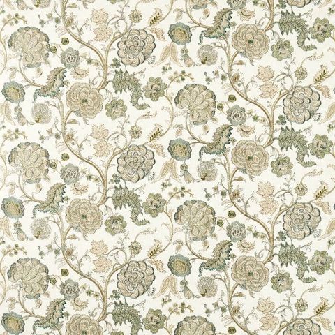 Salisbury Embroidery Yew Green Made To Measure Curtain