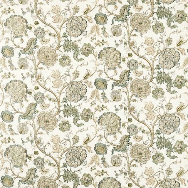 Sanderson Highgrove Salisbury Embroidery Yew Green