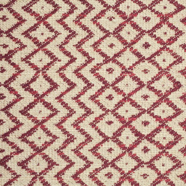 Sanderson Orwell Weaves Cheslyn Claret/Cream