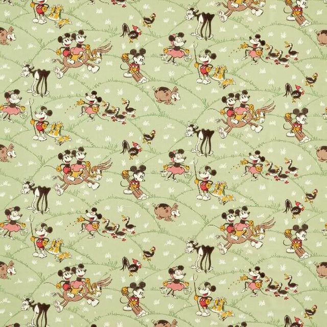 Sanderson Disney Home Mickey At the Farm Macaron Green