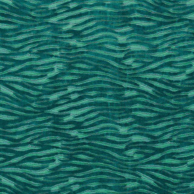 Clarke and Clarke Mythica Fabrics Wildstripe Seafoam