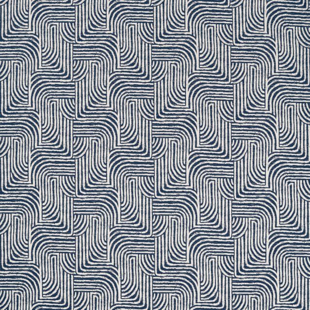 Clarke and Clarke Metropolitan Fabrics Gormley Jacquard Ink