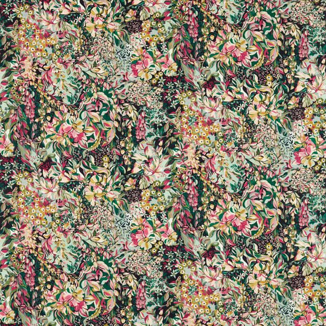 Clarke and Clarke Ferndene Fabric Aubrey Eau De Nil