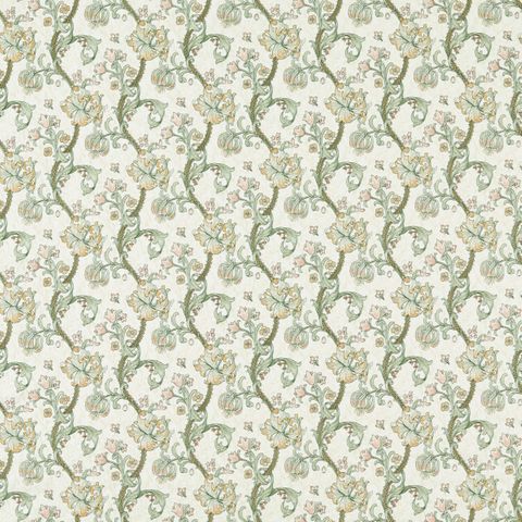 Golden Lily Embroidery Linen/Blush