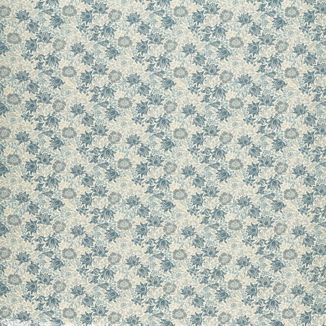 Clarke and Clarke William Morris Weaves Mallow Jacquard Midnight/Denim