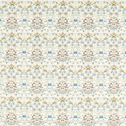 Strawberry Thief Embroidery Denim