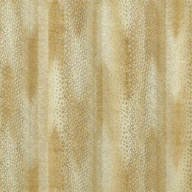 Zoffany Domino Velvets Nyala Gold Upholstery Fabric