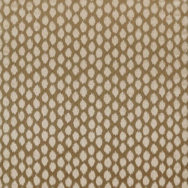Zoffany Domino Velvets Ikat Spot Antique Gold