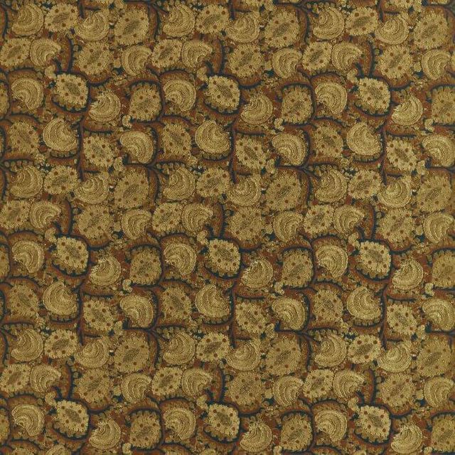 Zoffany Rare Textiles Suzani Archive Embroidery Antique Gold/Ink