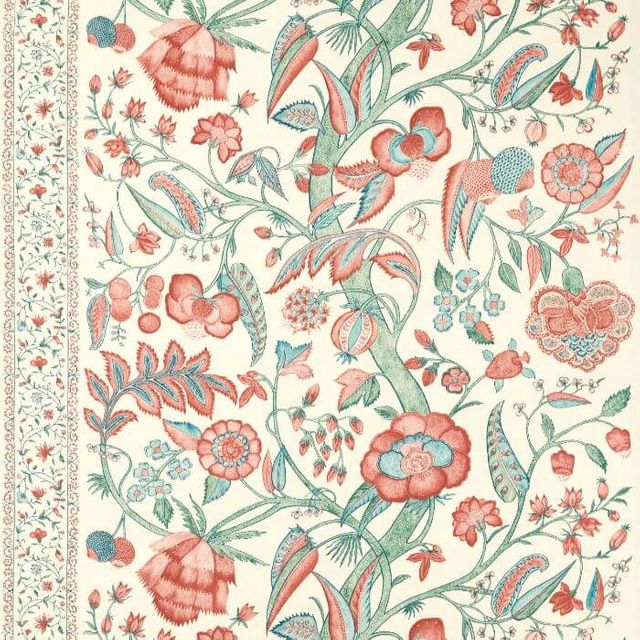 Zoffany Indienne Fabrics Artisan Palampore Chintz