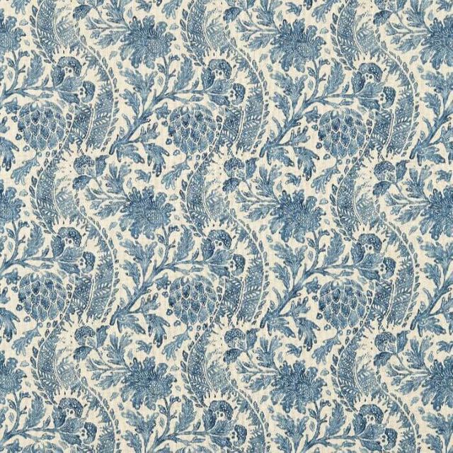 Zoffany Indienne Fabrics Cochin Blue