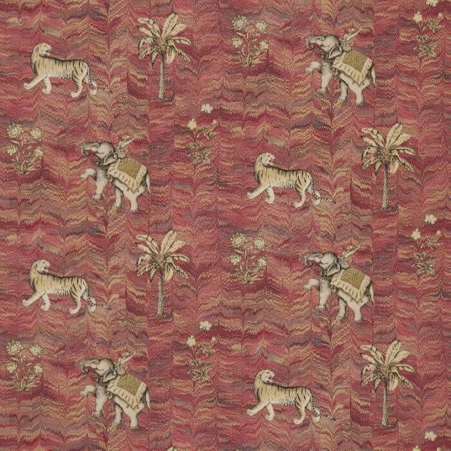 Zoffany Indienne Fabrics Jaipur Red
