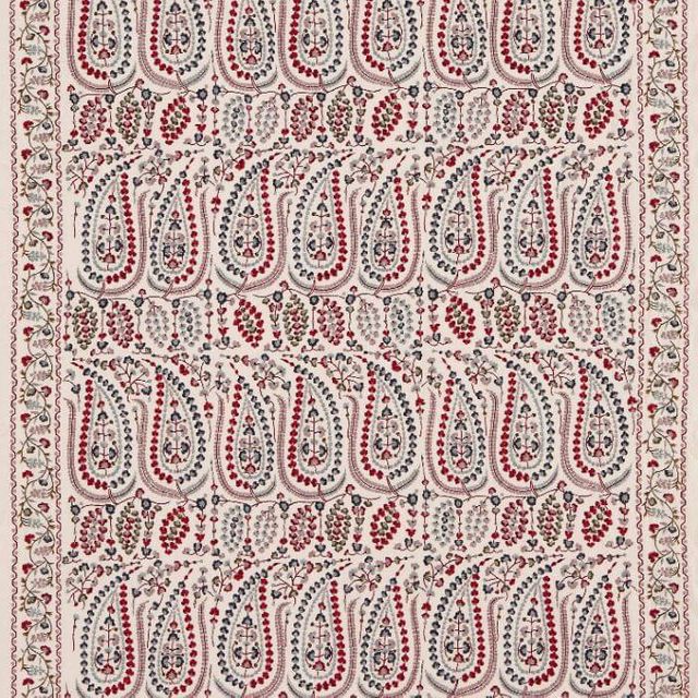 Zoffany Indienne Fabrics Jayshree Red/Blue