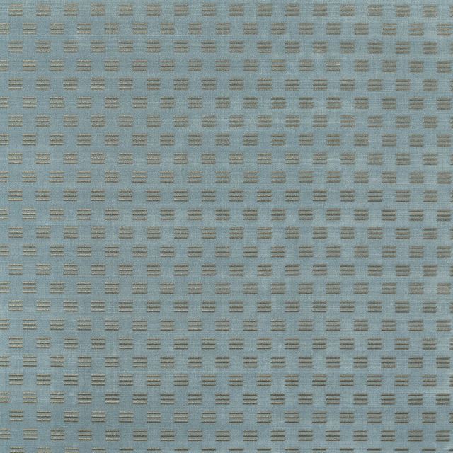 Zoffany Domino Velvets Mustak Wedgwood Blue/Silver