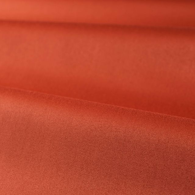 Zoffany Luxury Plains Zoffany Wool Satin Venetian Red Upholstery Fabric