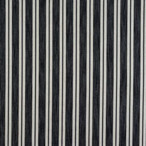 Arley Stripe Charcoal Upholstery Fabric