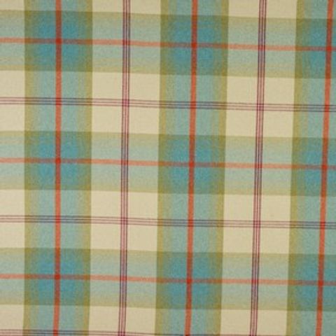 Balmoral Aqua Voile Fabric