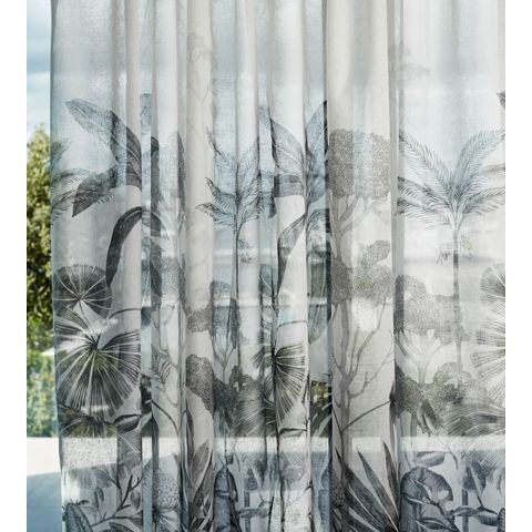 Harlequin Sheers 1 Floreana Black Earth Tranqulity Made To Measure Voile