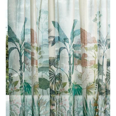 Harlequin Sheers 1 Floreana Bleached Coral Succulent Made To Measure Voile