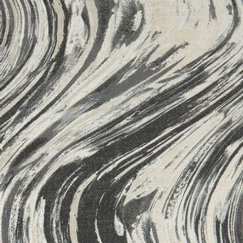 Agata Charcoal/Gold Upholstery Fabric