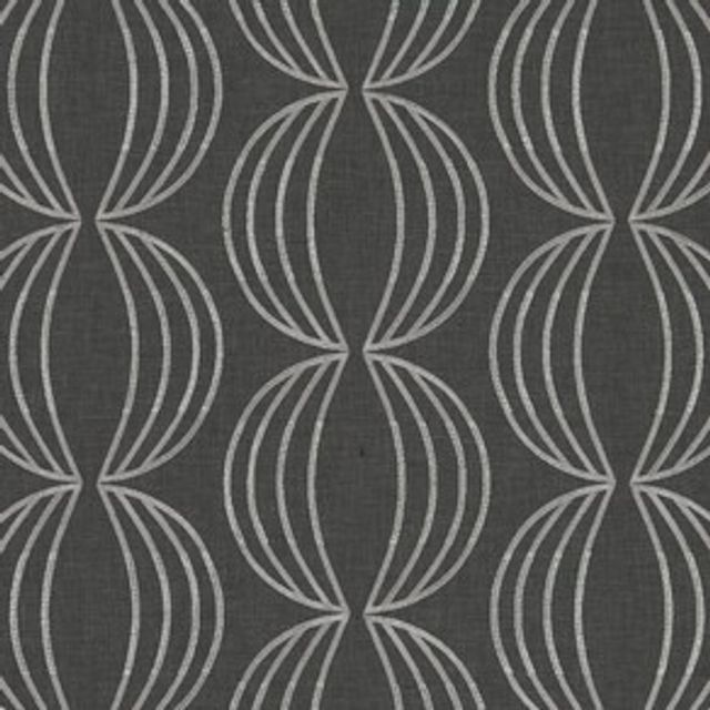 Clarke and Clarke Lusso Carraway Charcoal