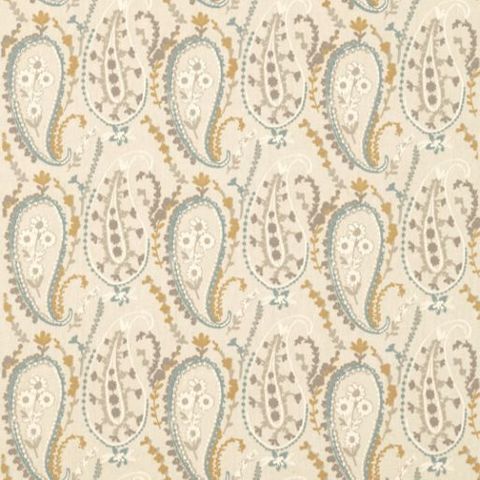 Curios Fabric Jamila Wedgwood/Linen