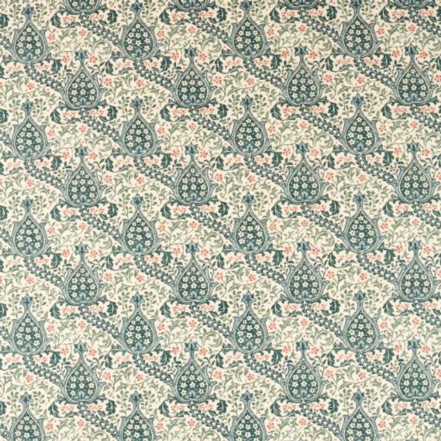 William Morris The Unfinished Works Handcrafted Persian Tulip Teal