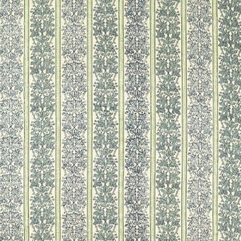 Oak & Blossom Weave Green Indigo