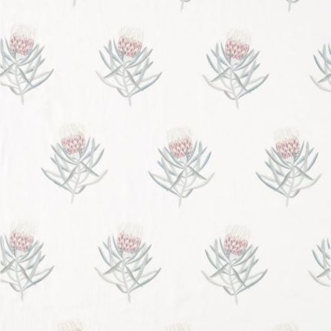 Curios Fabric Protea Flower Porcelain/Orchid