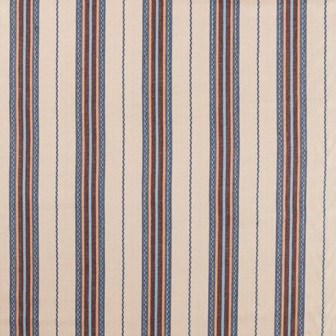 Lechlade Stripe Woad/Linen