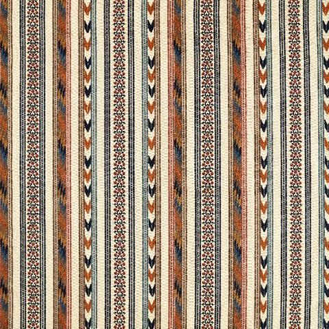Bloomsbury Stripe Russet/Indigo
