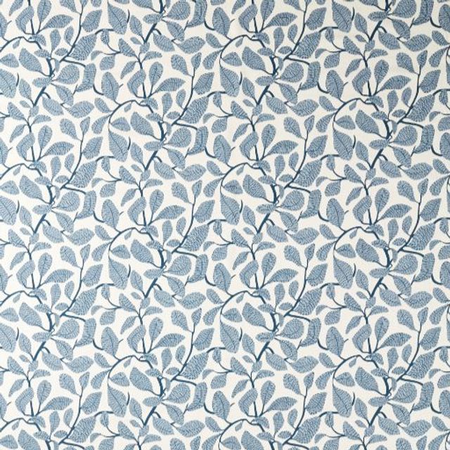 Scion Oakham Fabrics Sweet Bay Print Indigo