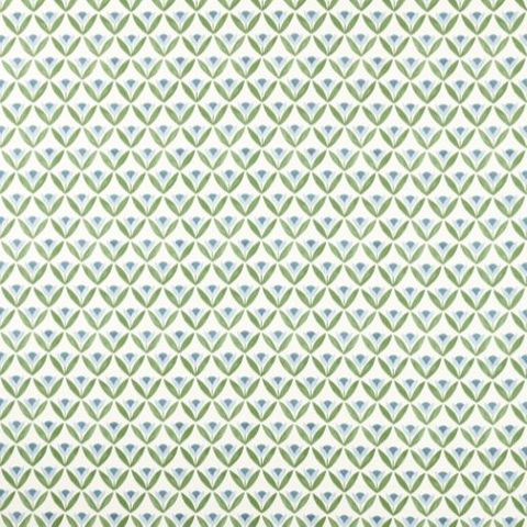 Tulip Trellis Print Coast Blue