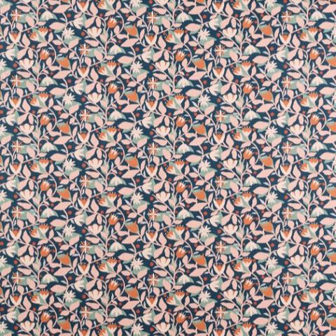 Dancing Daisies Print Midnight