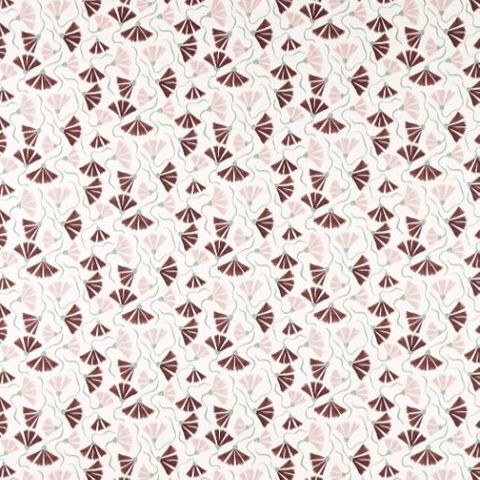 Fringed Poppy Print Dusk Pink/Chestnut