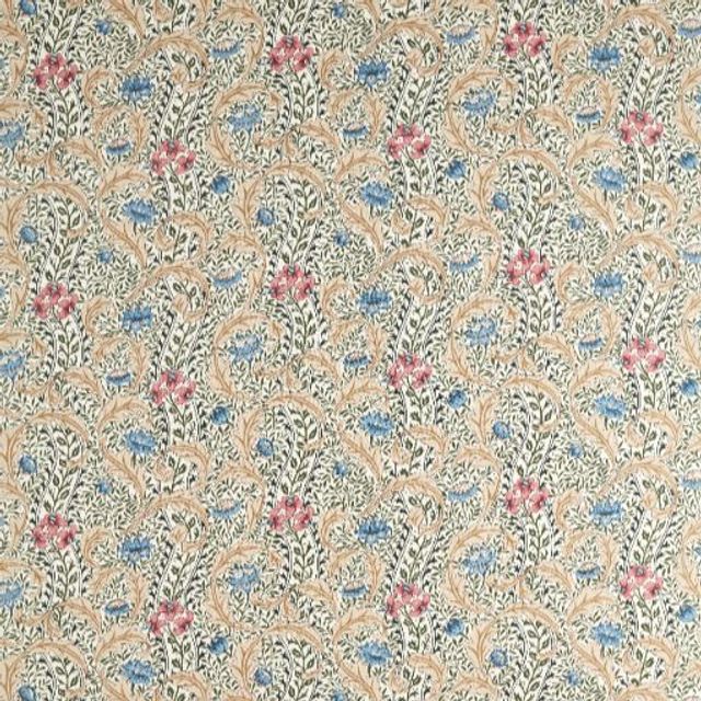 William Morris The Unfinished Works Fabrics Wild Tulip & Vine Multi