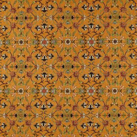 Persian Scroll Embroidery Ochre