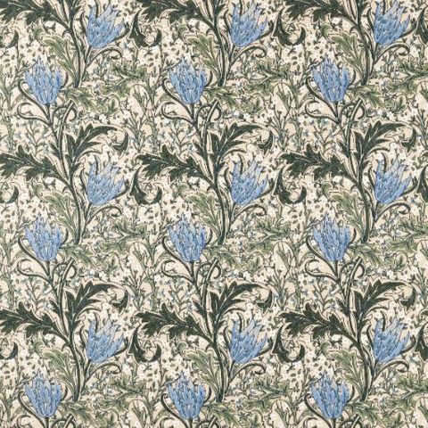 Lent Lily Embroidery Forest/Cornflower Blue
