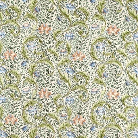 Wild Tulip & Vine Embroidery Nettle/Woad