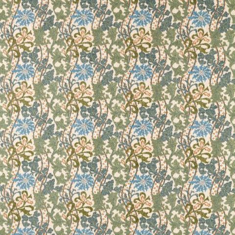 Cornflower Embroidery Woad/Forest