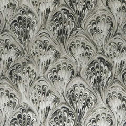 Pavone Charcoal/Natural Upholstery Fabric